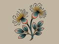 Flowers flash design by Lilith Jacobs