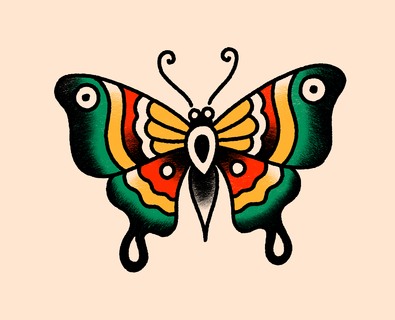 Moth flash design by Michel Parisay