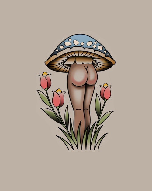 Mush Butt #5 flash design by Lilith Jacobs
