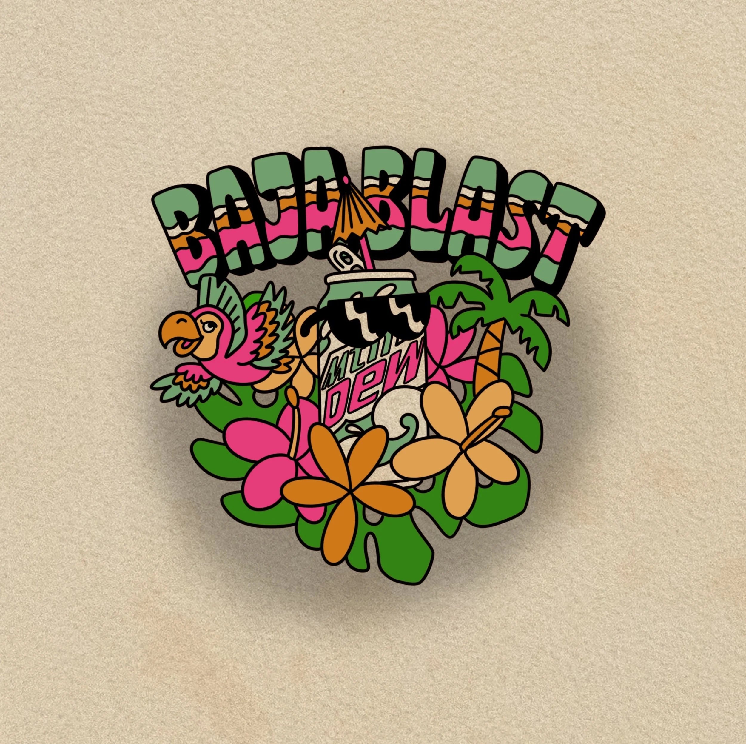 Baja Blast flash design by Craig Brock