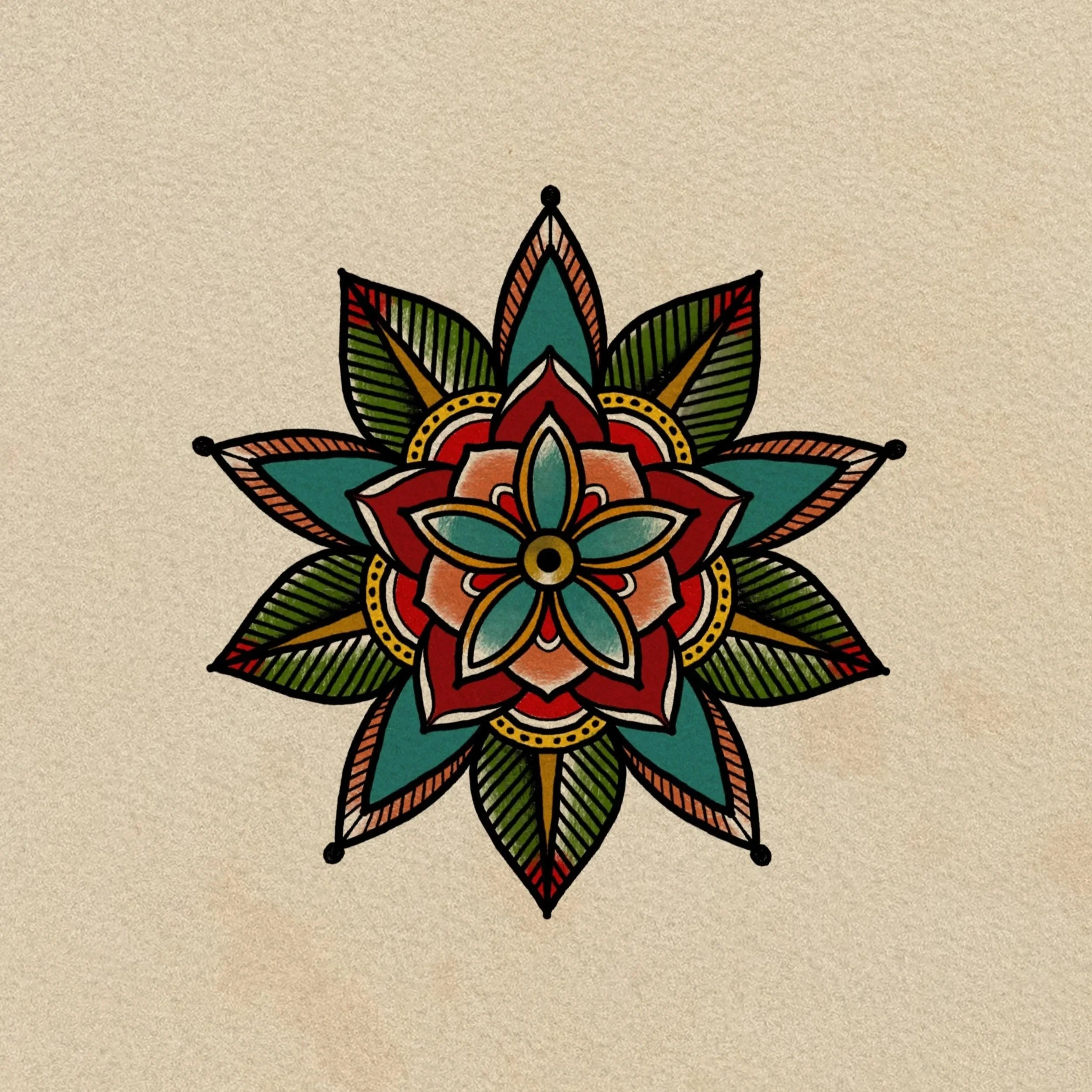 Nelson Mandala flash design by Craig Brock