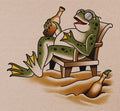 Beach Chair Frog flash design by Lilith Jacobs