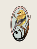 Bird 2 flash design by Mel Perlman