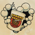 Coffee Mug flash design by Bryn Riihimaki