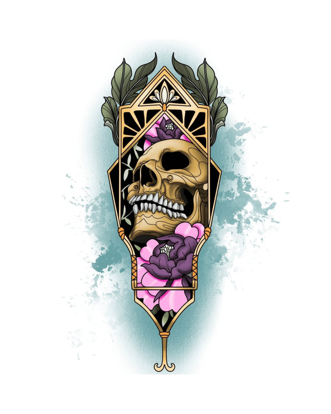 Framed Skull