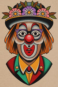 Clown #3 flash design by Lilith Jacobs
