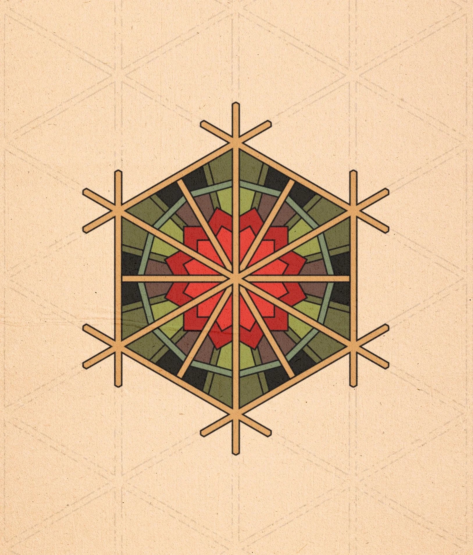 Dahlia flash design by Russ Abbott