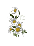 Daisies flash design by Mel Perlman