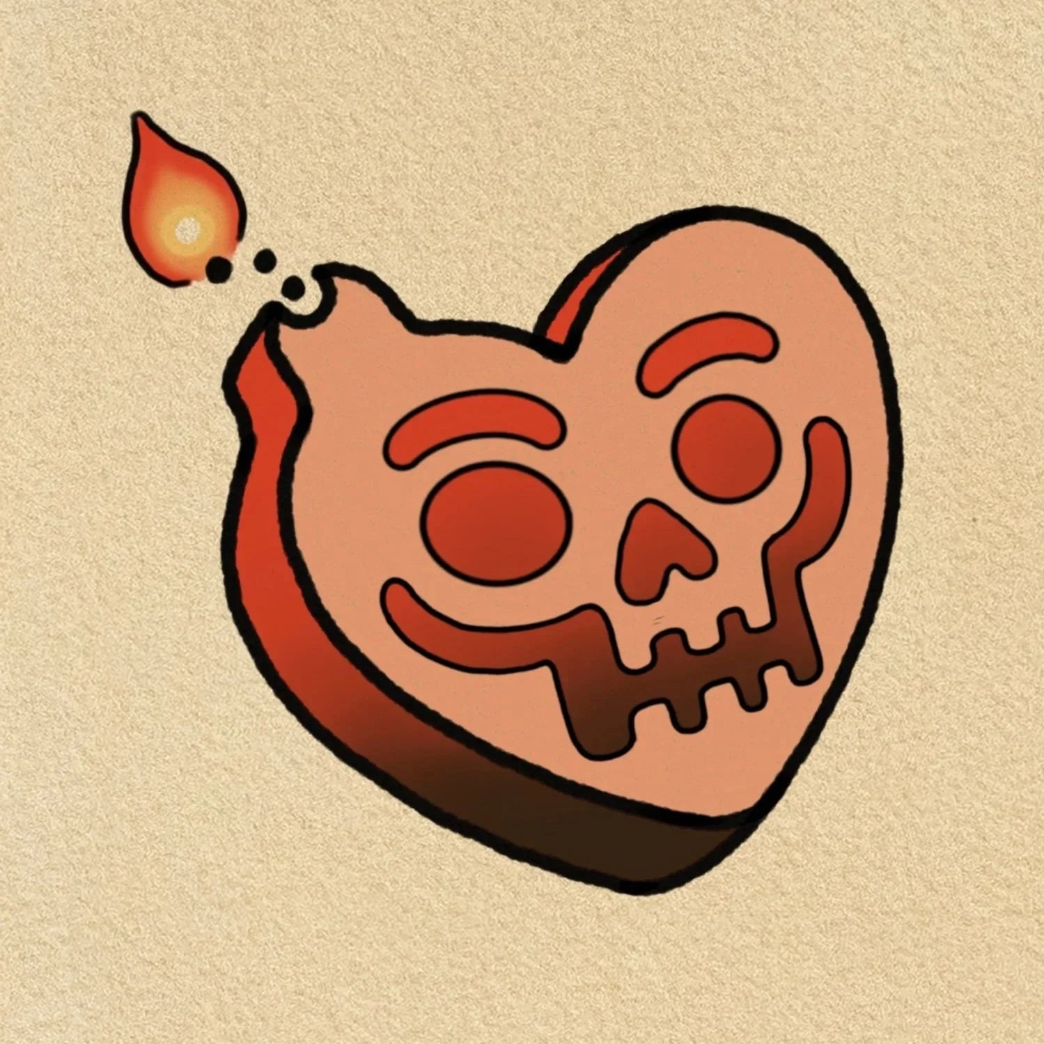Love Bomb flash design by David Irizarry (Izzy)