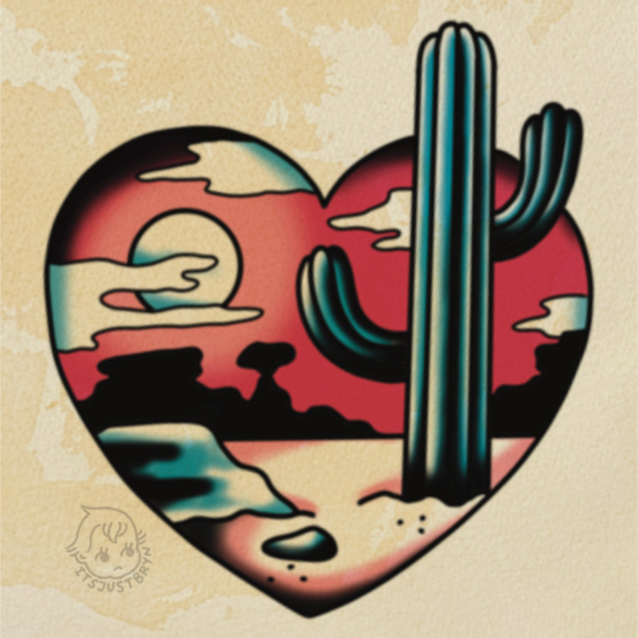 Desert Heart flash design by Bryn Riihimaki