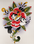 Felix Rose flash design by Lilith Jacobs