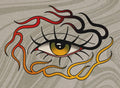 Fire Eyeball flash design by Lilith Jacobs