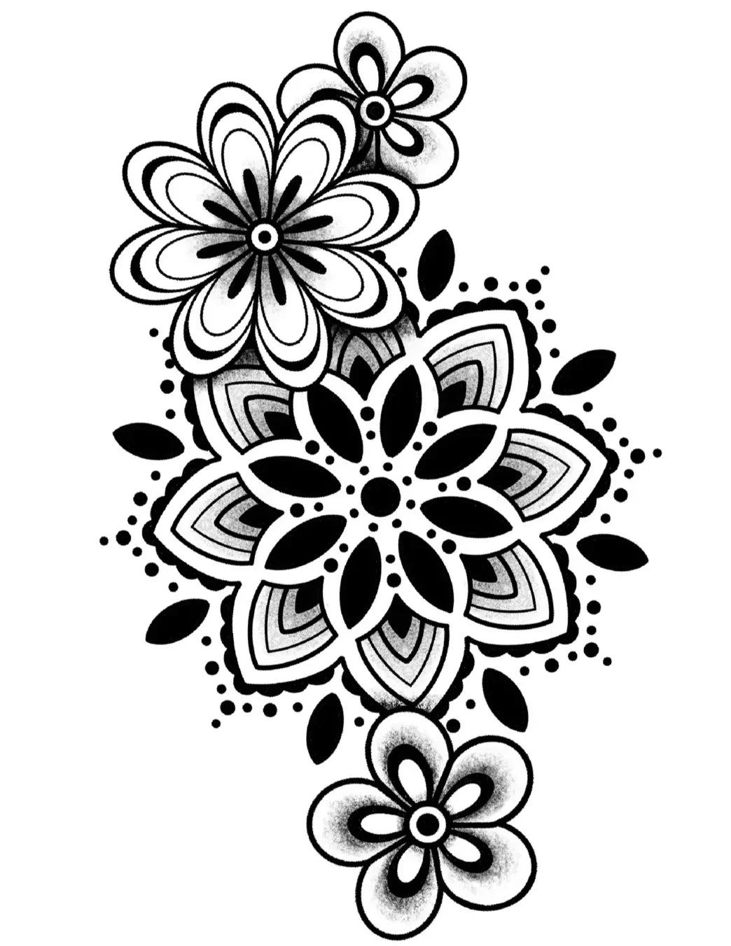 Floradala flash design by Amber Grey