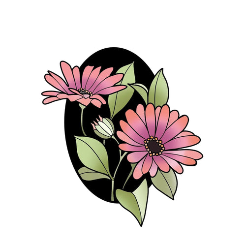 Florals 2 flash design by Mel Perlman