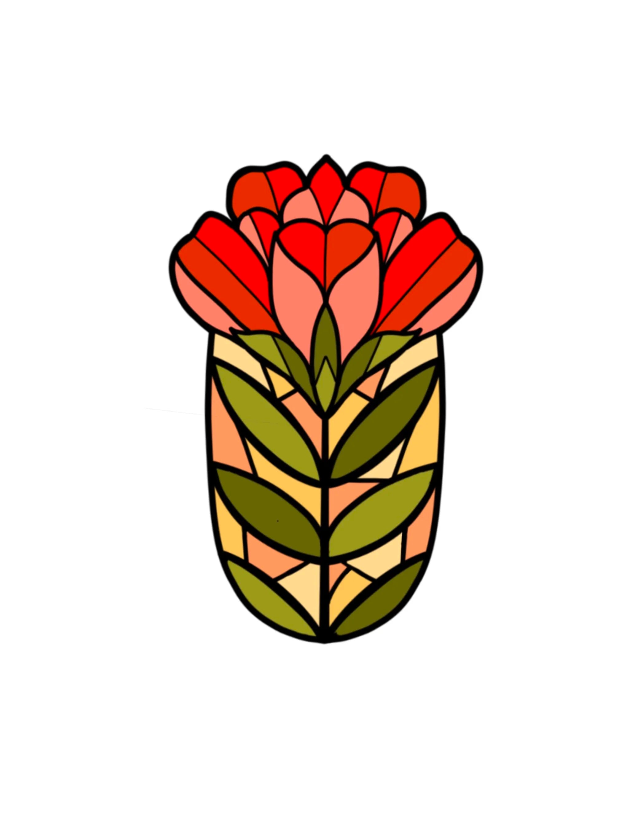 Florals 4 flash design by Mel Perlman