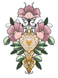 Florals 1 flash design by Mel Perlman