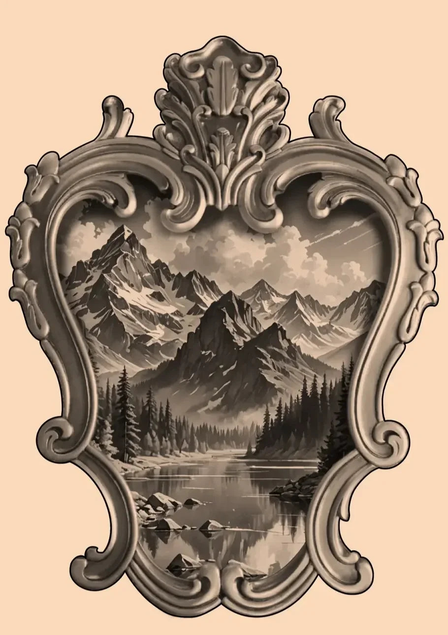 Framed Landscape flash design by Robert Beeman