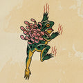 Flower Frog flash design by Bryn Riihimaki