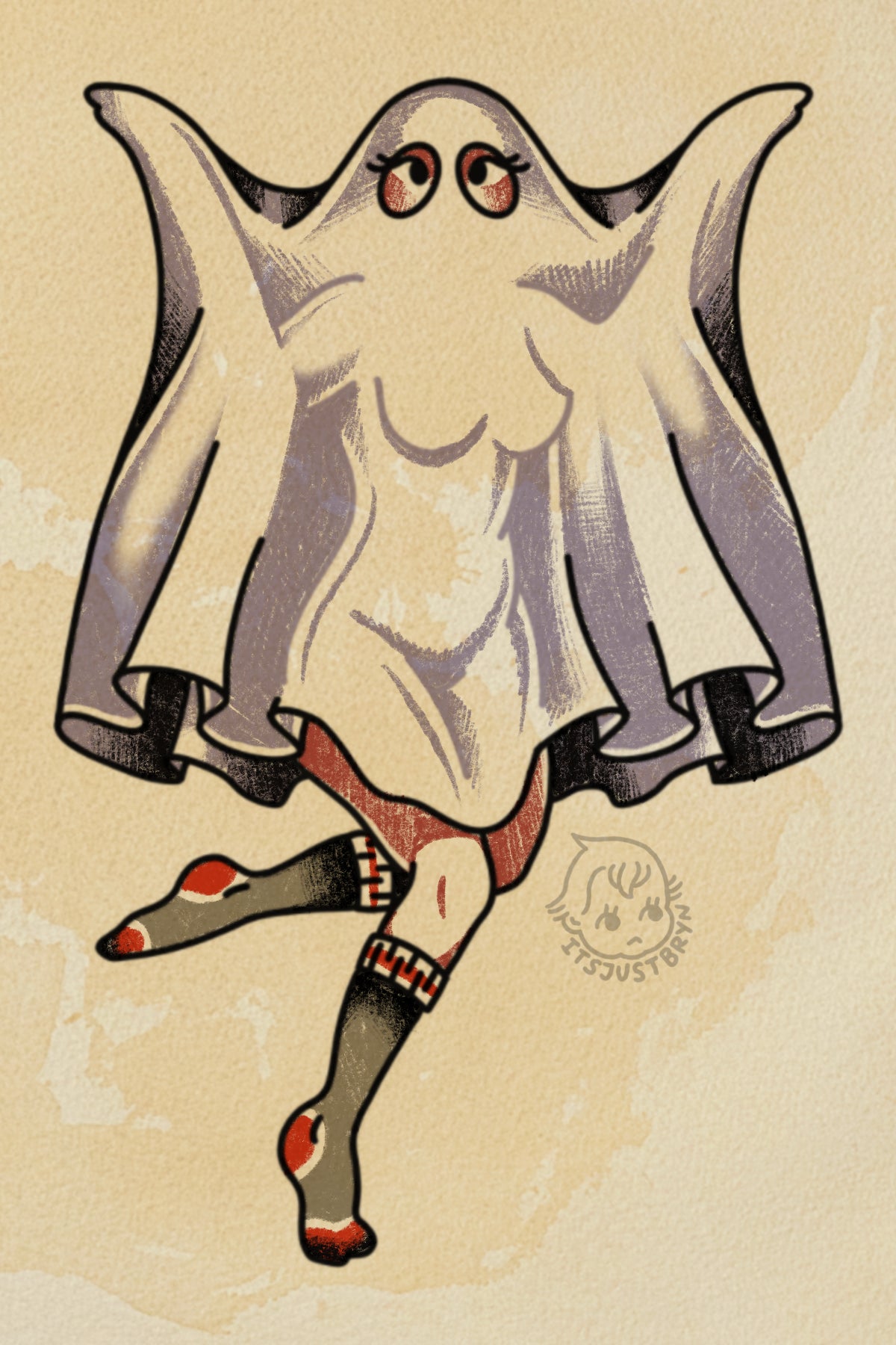 Ghost flash design by Bryn Riihimaki