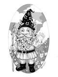 Gnome flash design by Mel Perlman
