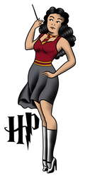 HP Pinup flash design by Brian Bennett