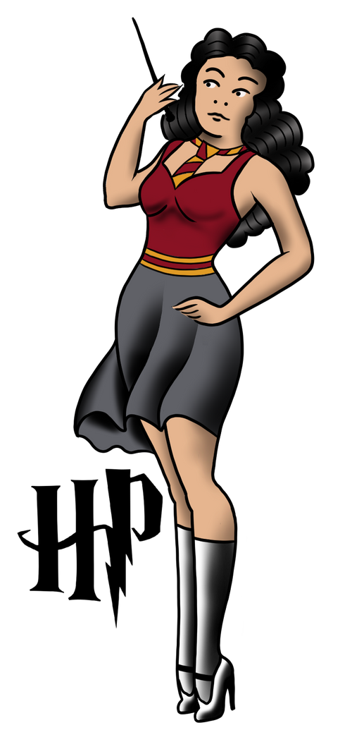HP Pinup flash design by Brian Bennett