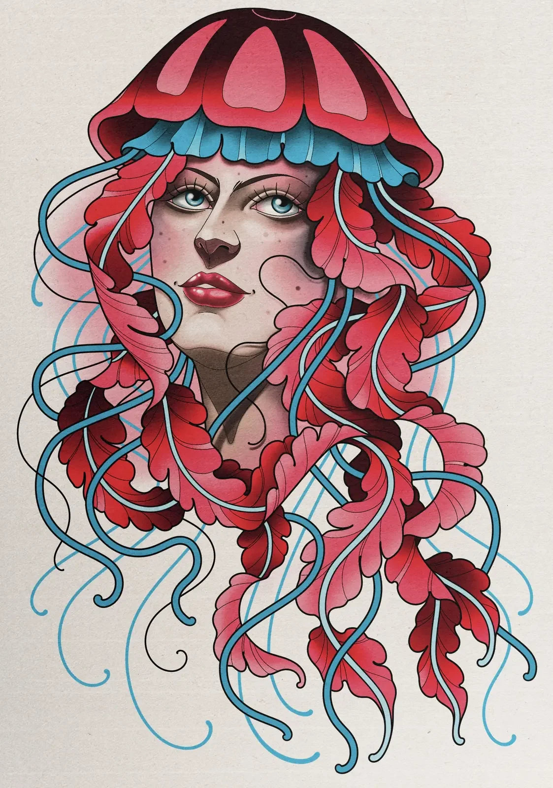 Jellyfish flash design by Lilith Jacobs