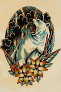 LOST Polar Bear flash design by Bryn Riihimaki