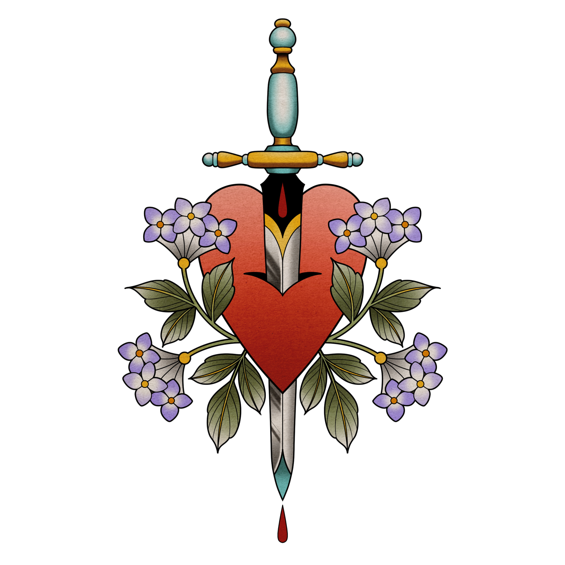 Dagger flash design by Lilith Jacobs