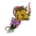 Flower Bouquet flash design by Lilith Jacobs