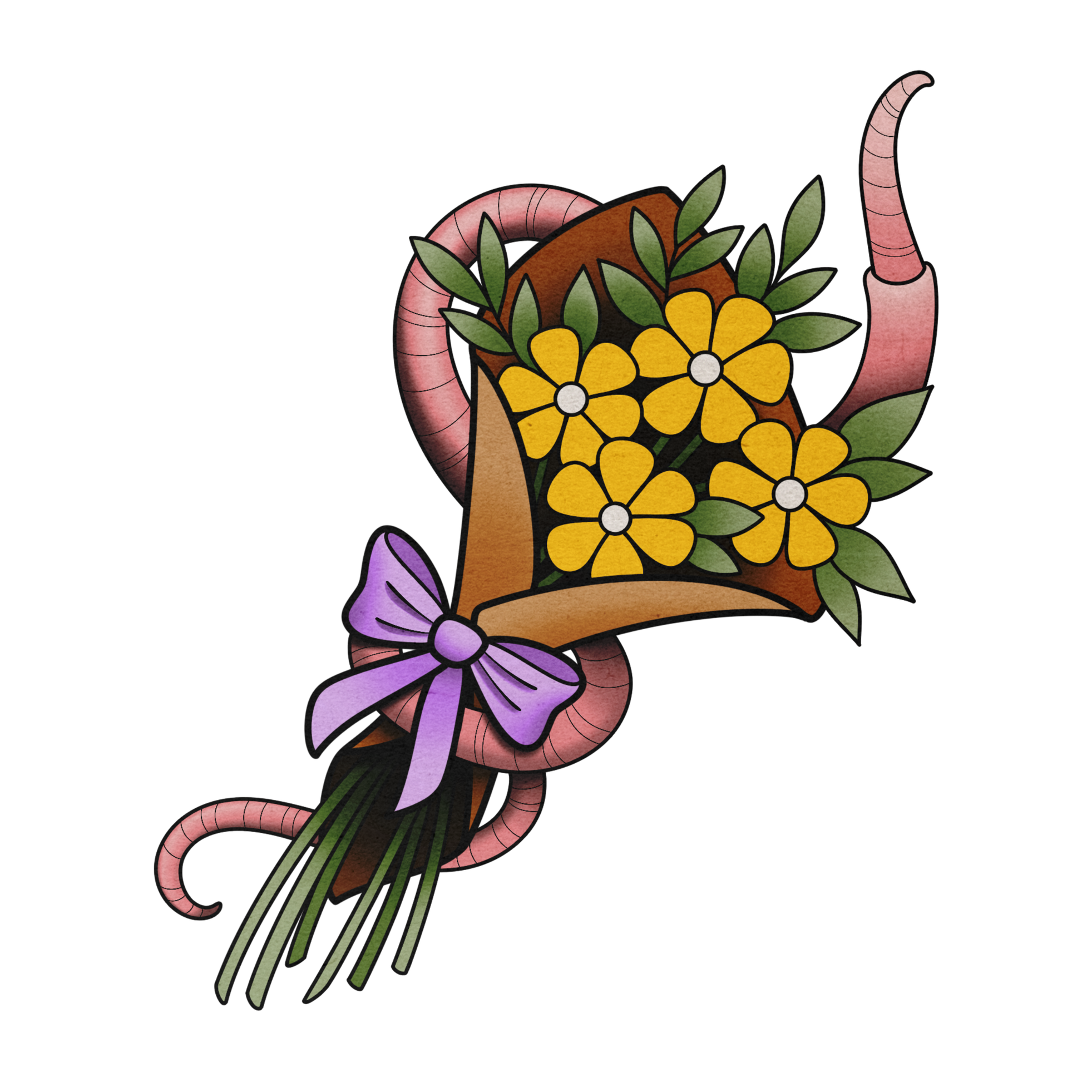 Flower Bouquet flash design by Lilith Jacobs