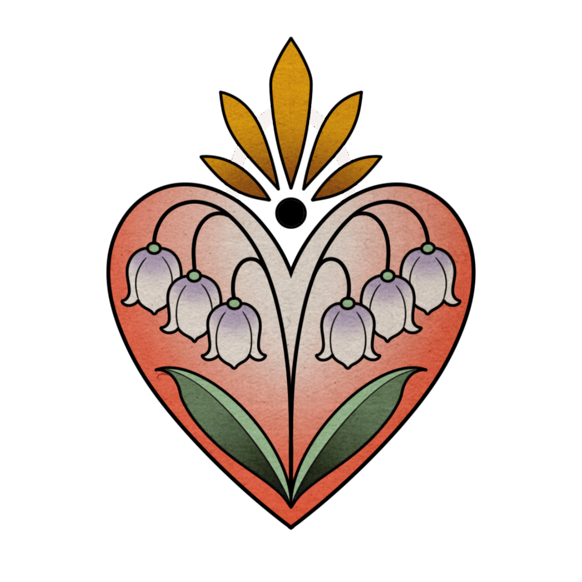 Lily of the Valley flash design by Lilith Jacobs