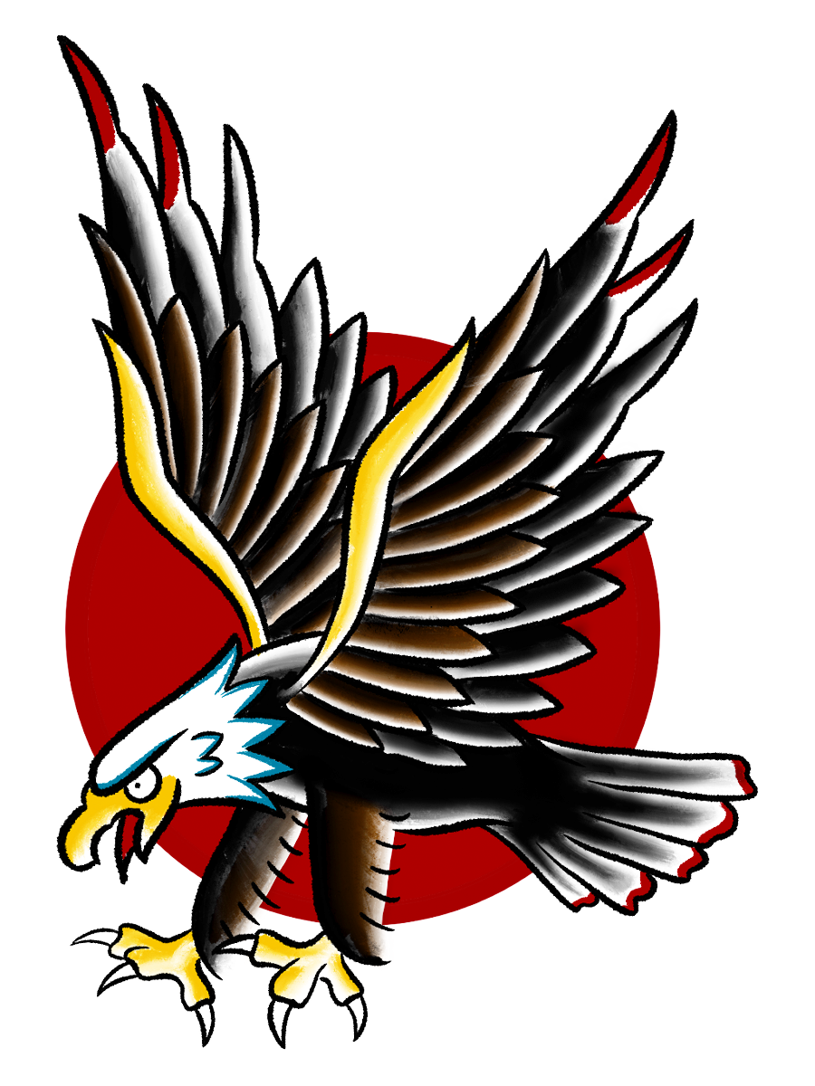 Mini Eagle flash design by Brian Bennett