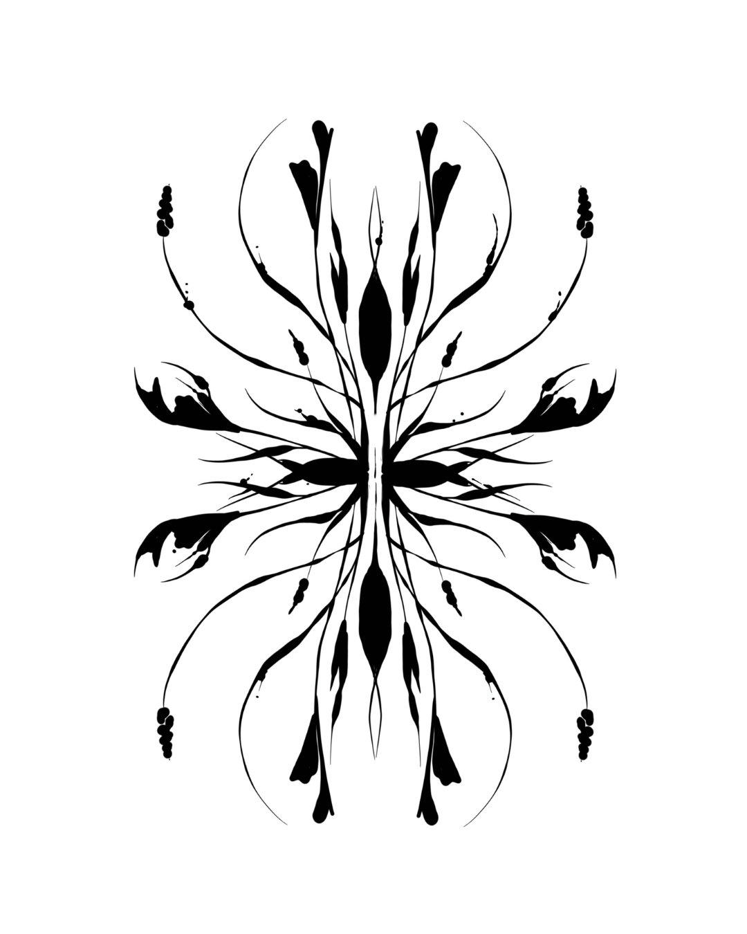 Ink Flowers #3