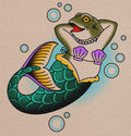 Mermaid Frog flash design by Lilith Jacobs