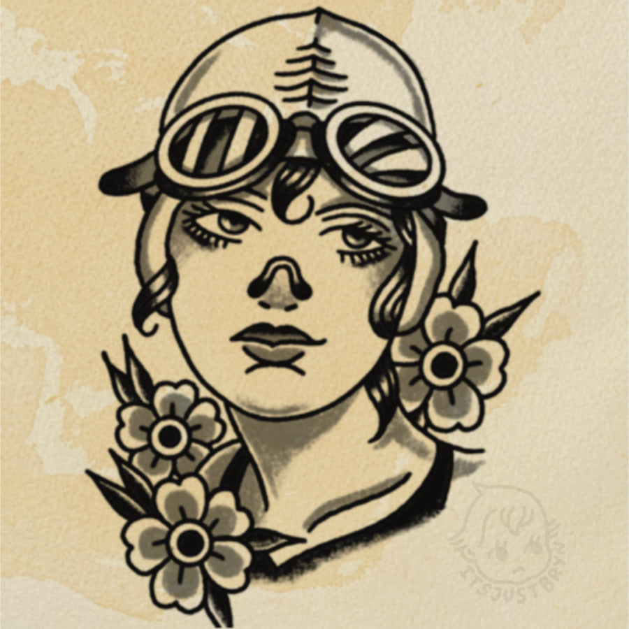 Swimmer flash design by Bryn Riihimaki