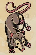 Opossum flash design by Bryn Riihimaki