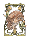 Owl flash design by Mel Perlman