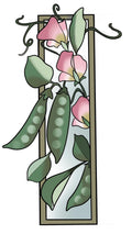 Pea Plant flash design by Mel Perlman