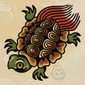 Petal Turtle flash design by Bryn Riihimaki