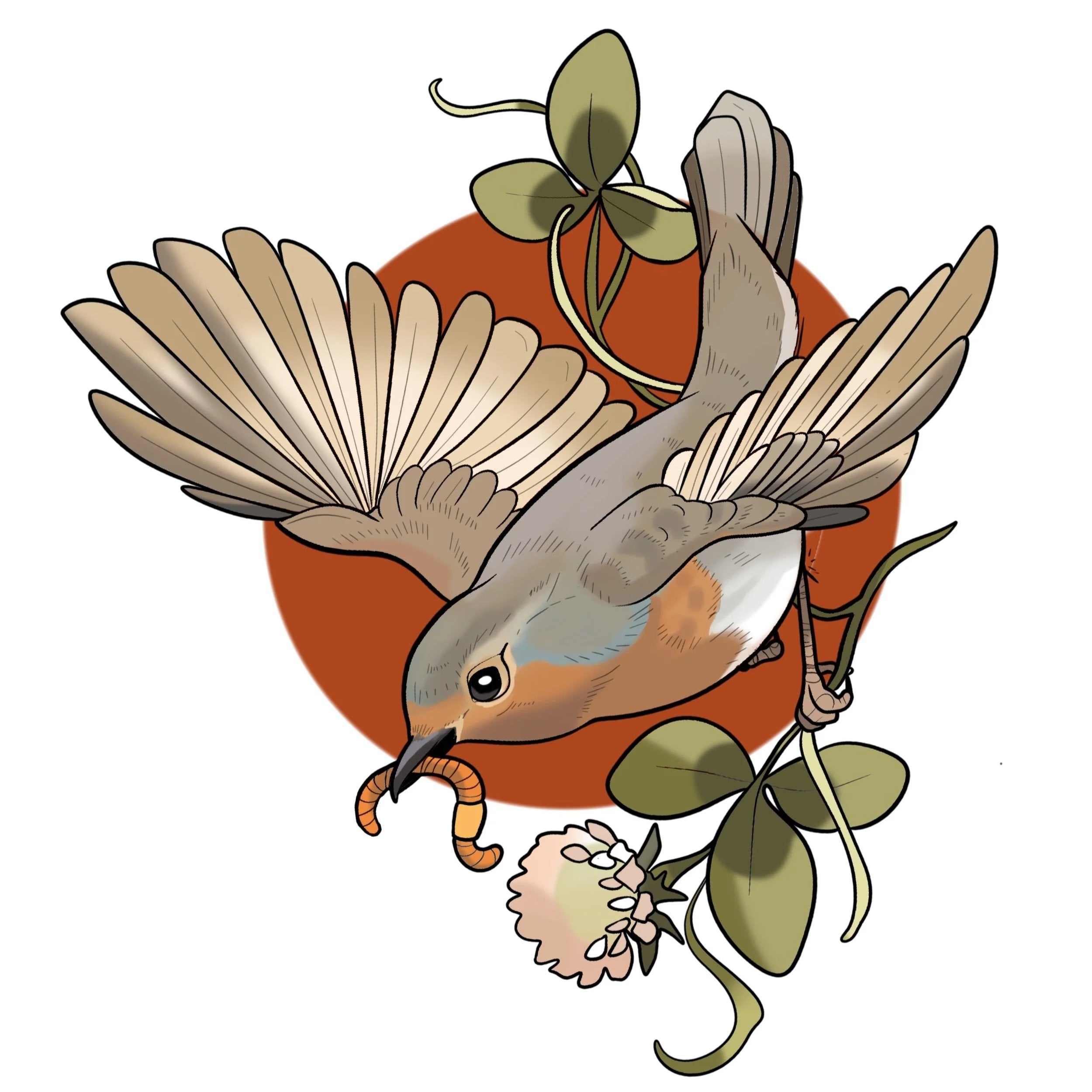 Robin Mom flash design by Mel Perlman