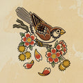 Sparrow flash design by Bryn Riihimaki