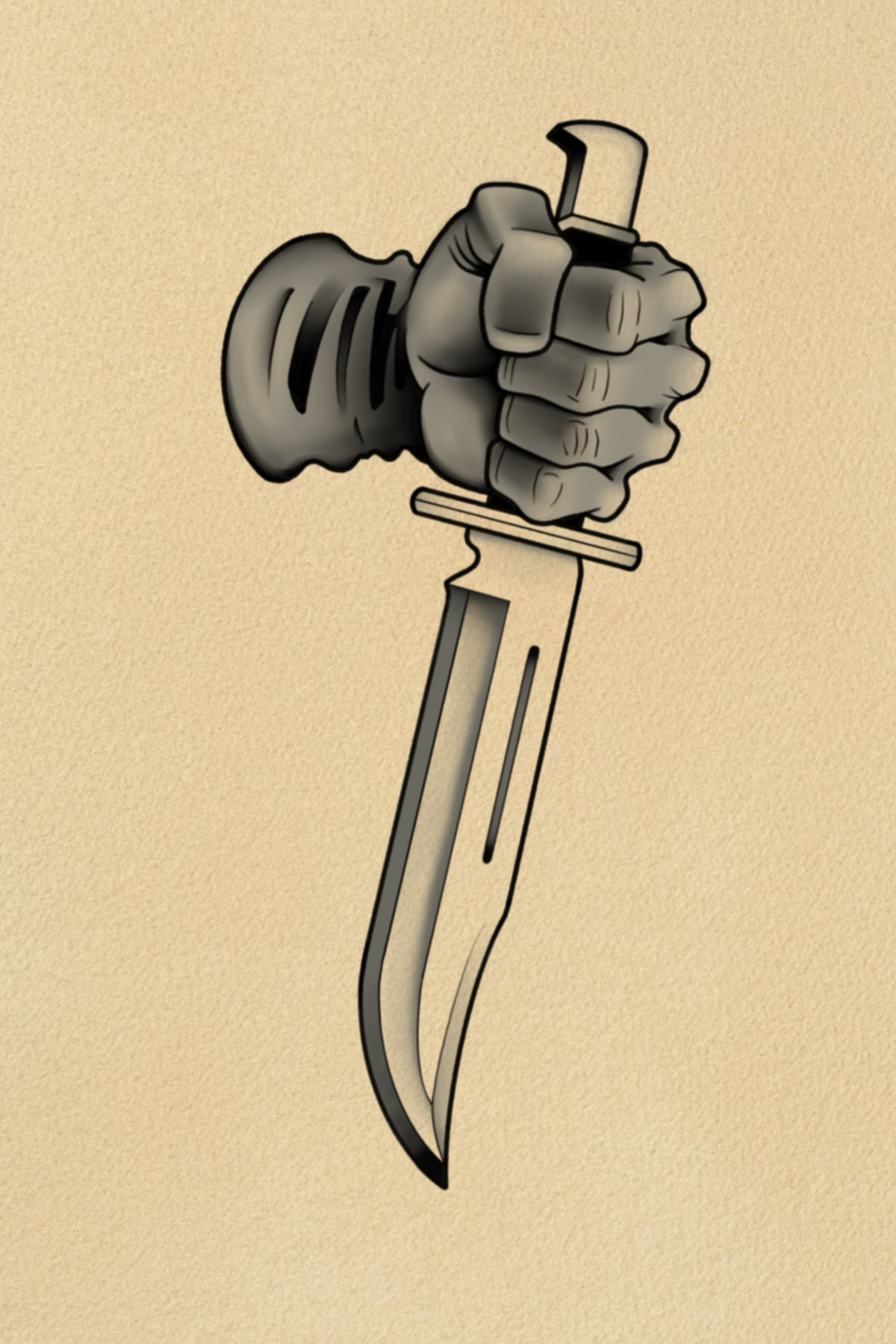 Stab flash design by David Irizarry (Izzy)