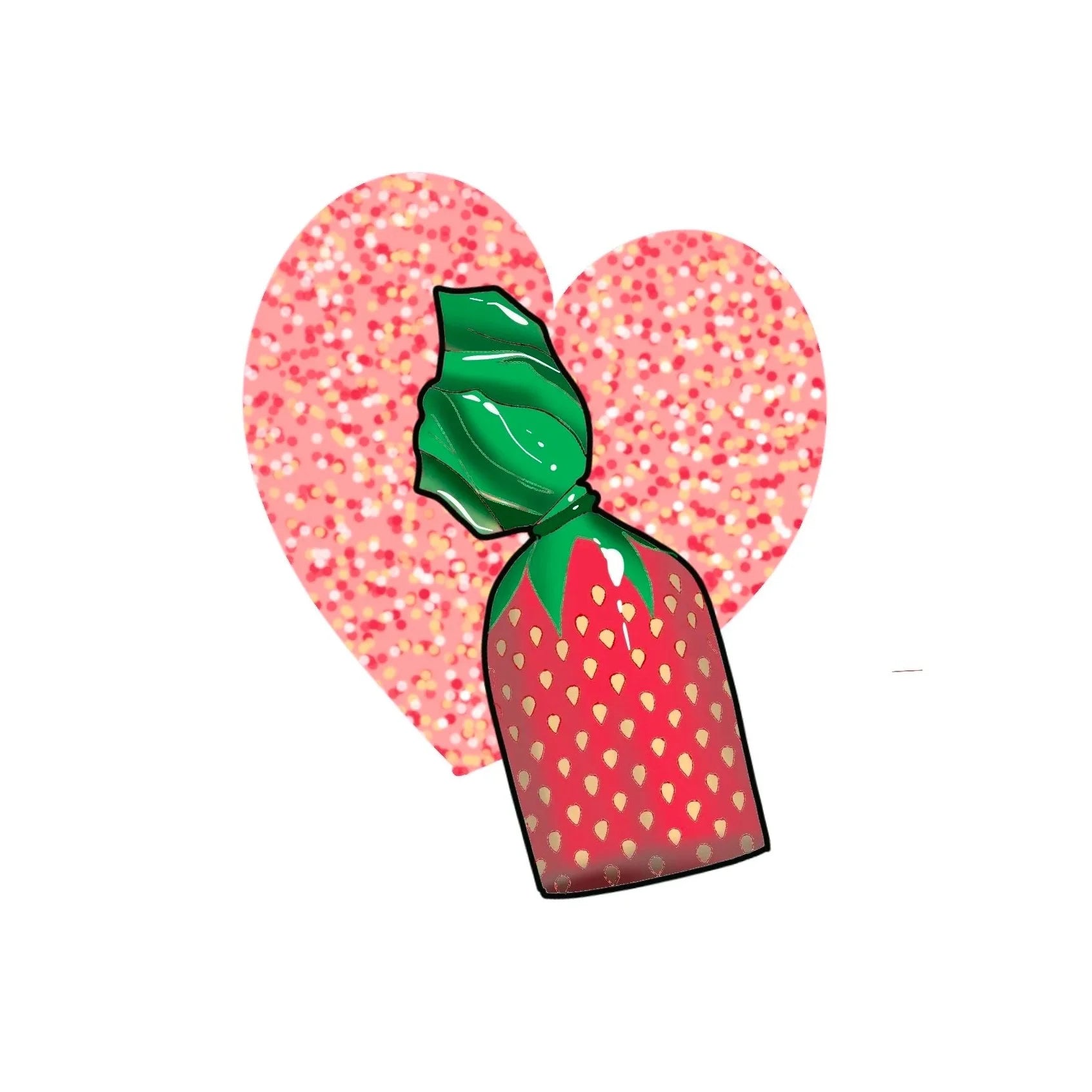 Strawberry Candy flash design by Mel Perlman