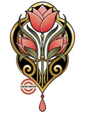 Art Nouveau flash design by Cortney Norton