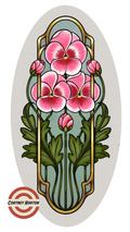 Pansies flash design by Cortney Norton
