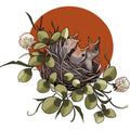 Baby Birds flash design by Mel Perlman
