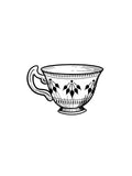 Tea Cup flash design by Mel Perlman