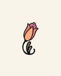 Closed Blossom flash design by Mel Perlman