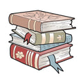 Book Stack flash design by Mel Perlman